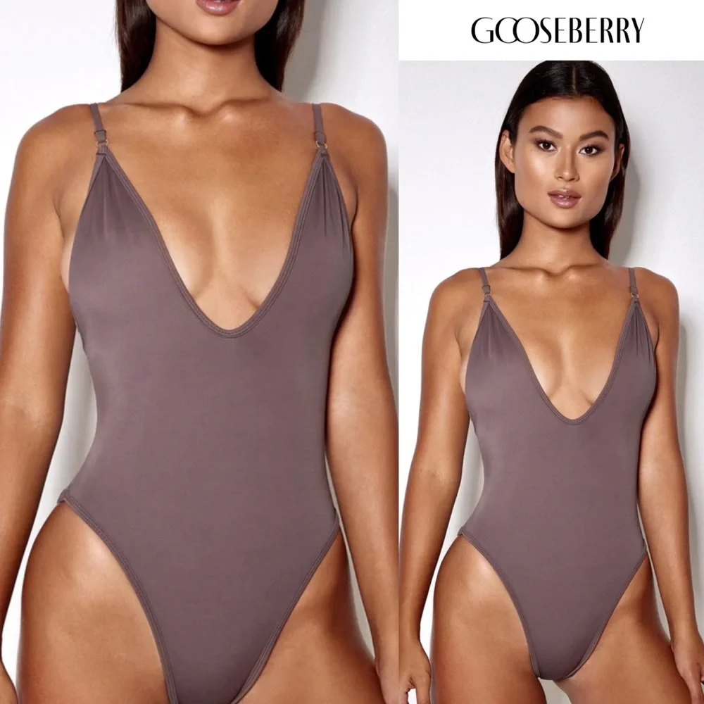 Gooseberry Swim So Chic One Piece Cacao - Picture 2 of 2